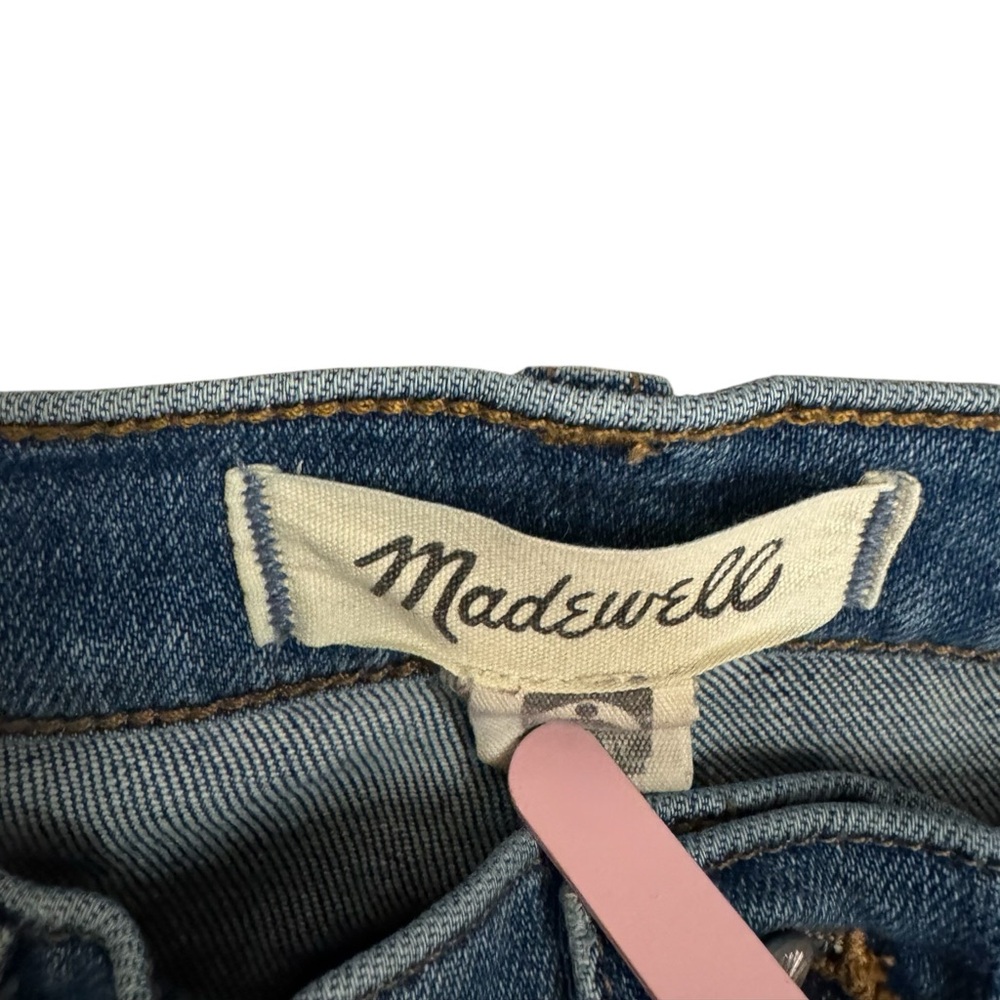 Madewell High Rise Skinny Jeans Size 26P Petite Dark Wash Stretch Denim Blue - Picture 2 of 10